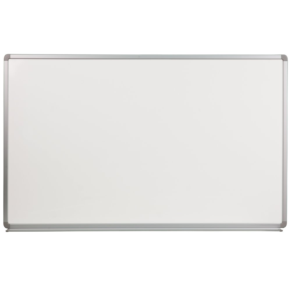 5' W x 3' H Porcelain Magnetic Marker Board. Picture 1