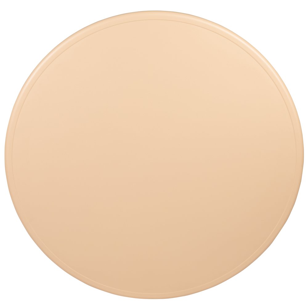 45" Round Natural Plastic Height Adjustable Activity Table. Picture 4