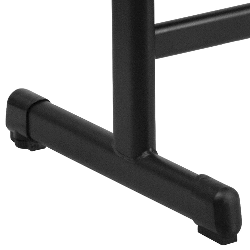 Student Desk with Grey Top and Adjustable Height Black Pedestal Frame. Picture 15