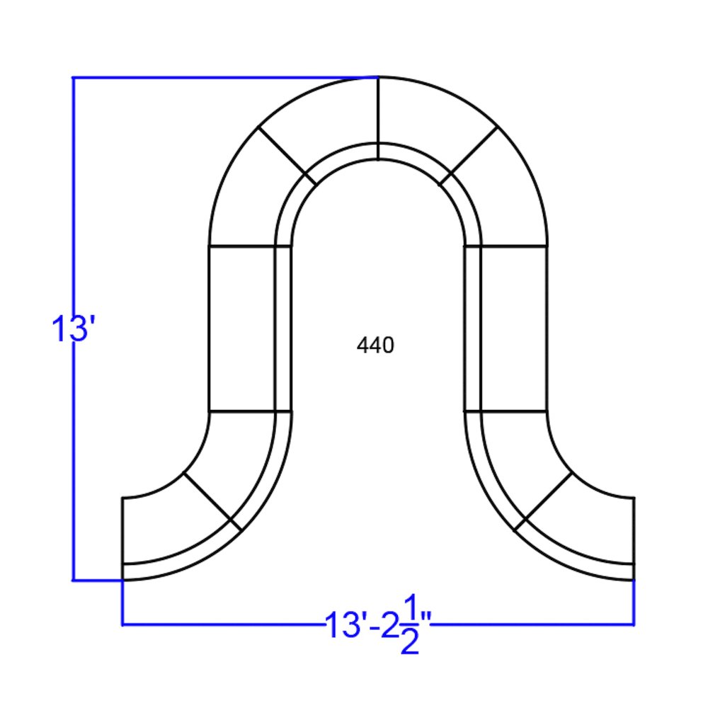 Alon Black LeatherSoft Reception Configuration, 10 Pieces. Picture 2