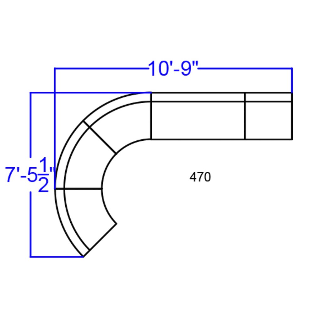 Alon Black LeatherSoft Reception Configuration, 5 Pieces. Picture 2