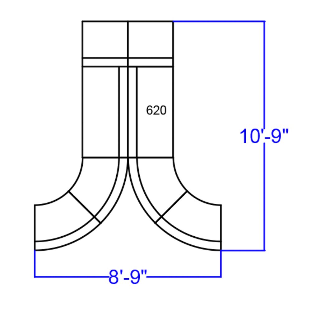 Black Leather Soft Reception Configuration, 6 Pieces. Picture 2