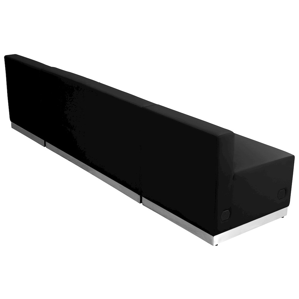 Alon Black LeatherSoft Reception Configuration, 3 Pieces. Picture 3