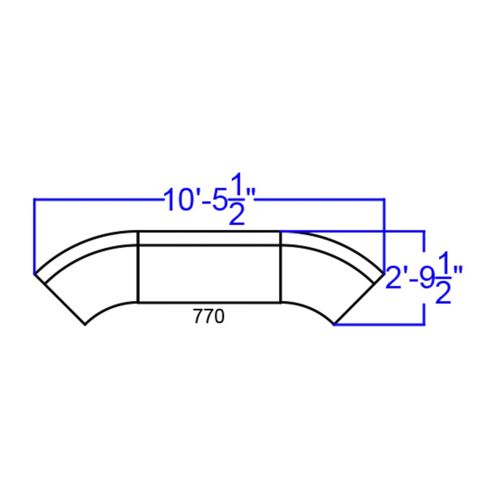 White LeatherSoft Reception Configuration, 3 - Pieces. Picture 2