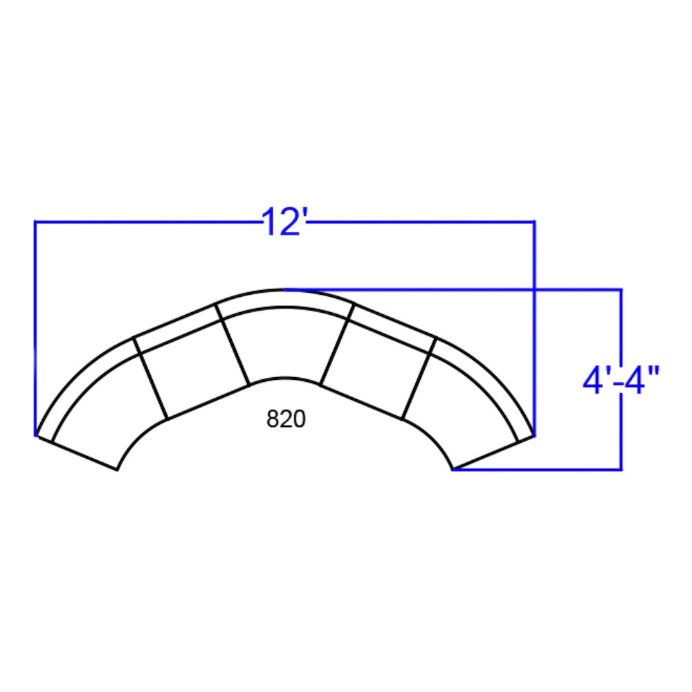 Alon Black LeatherSoft Reception Configuration, 5 Pieces. Picture 2