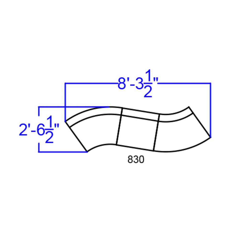 Alon Black LeatherSoft Reception Configuration, 3 Pieces. Picture 8