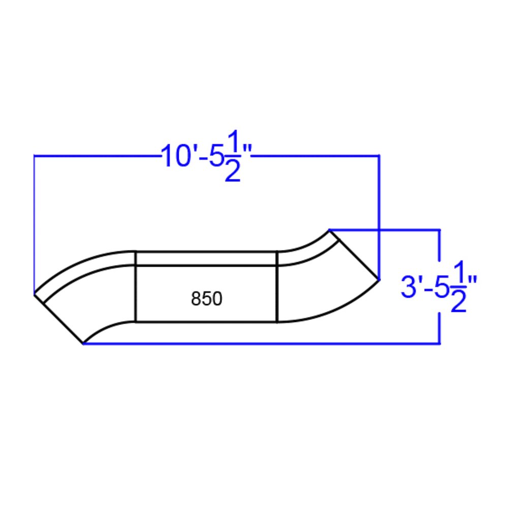 White LeatherSoft Reception Configuration, 5Pieces. Picture 2