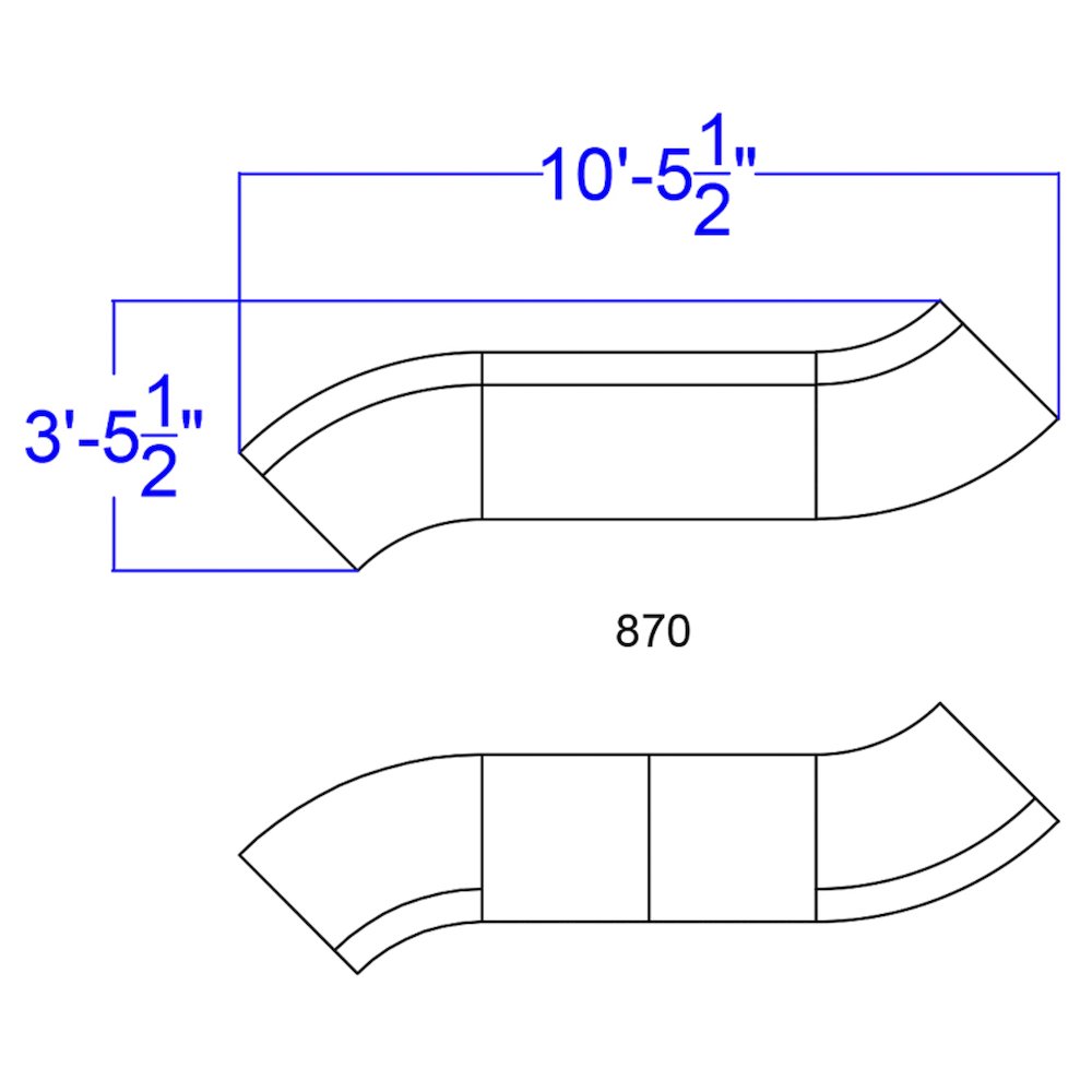 White LeatherSoft Reception Configuration, 5 Pieces. Picture 2