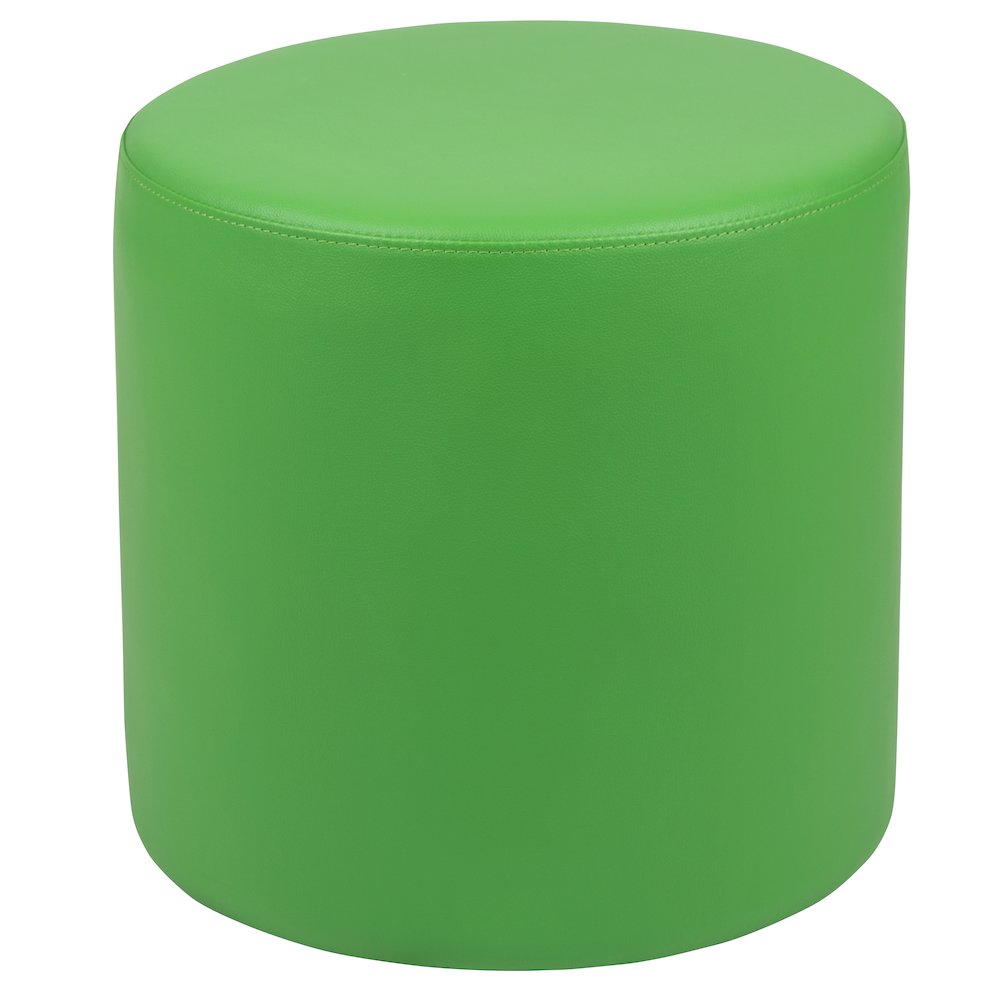 Soft Seating Circle for Classrooms and Common Spaces - 18" Seat Height (Green). Picture 1