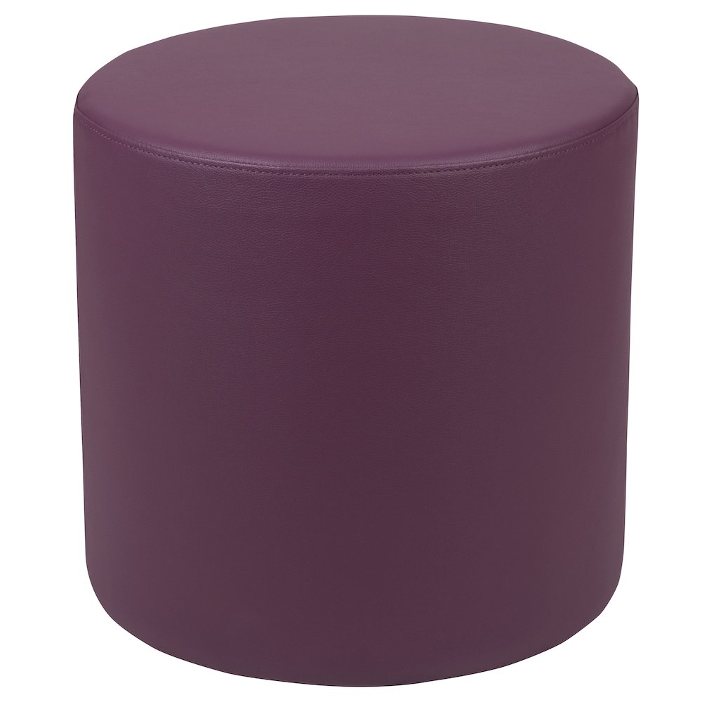 Soft Seating Circle for Classrooms and Common Spaces - 18" Seat Height (Purple). Picture 1