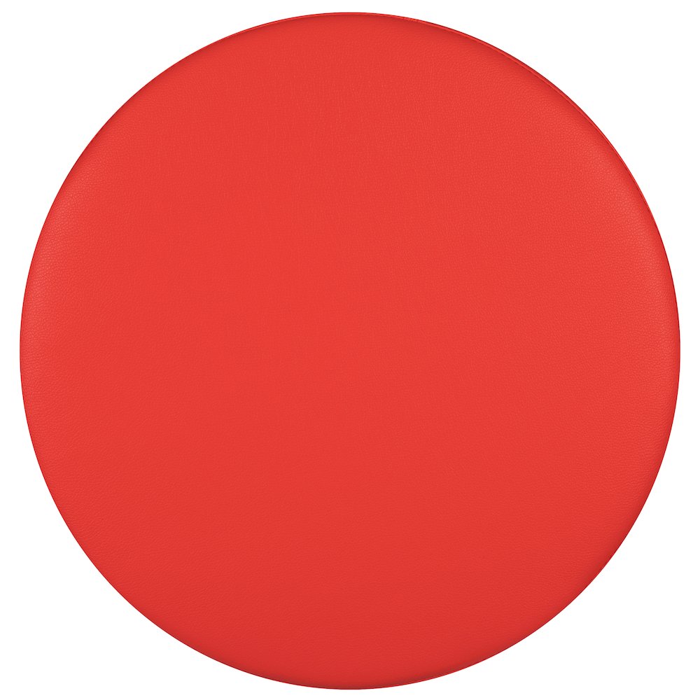 Soft Seating Circle for Classrooms and Common Spaces - 18" Seat Height (Red). Picture 9