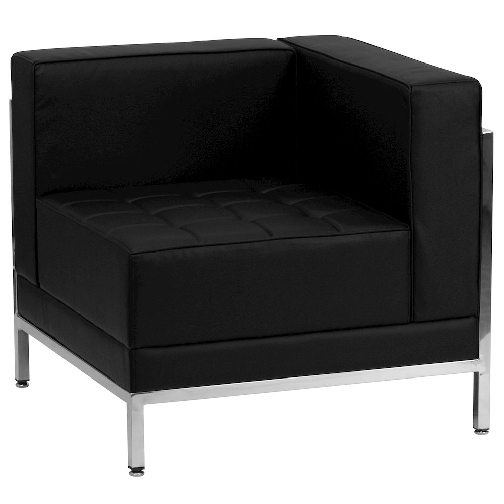 Imagination Black LeatherSoft Sectional Configuration, 7 Pieces. Picture 4