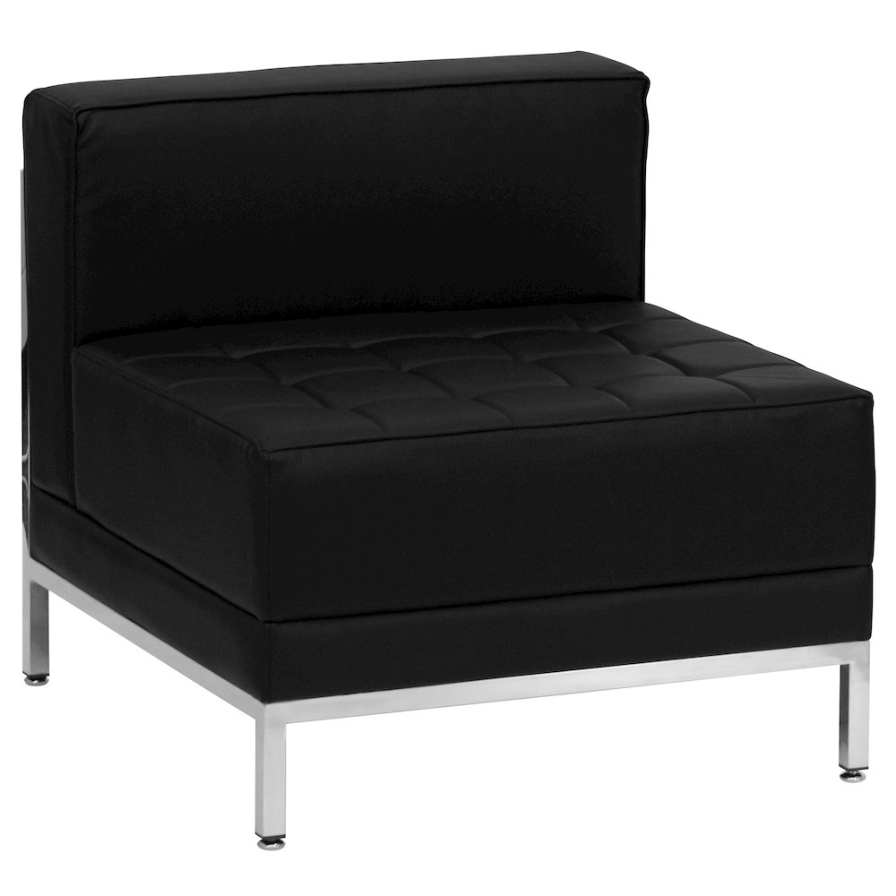 Imagination Black LeatherSoft Sectional Configuration, 7 Pieces. Picture 5