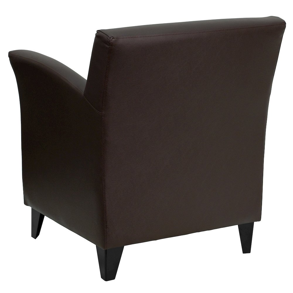 Roman Brown LeatherSoft Lounge Chair. Picture 2