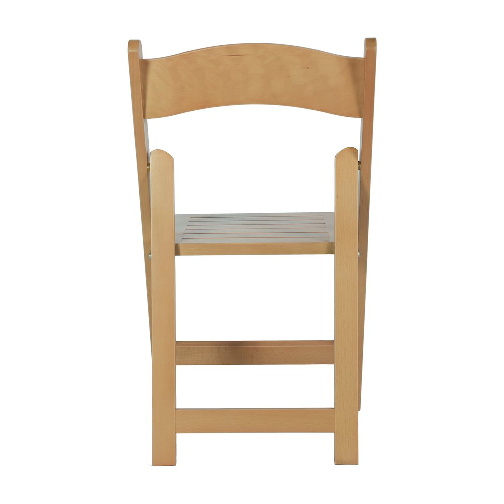 Holden Commercial Grade Oak Solid Wood Folding Dining Chair. Picture 7