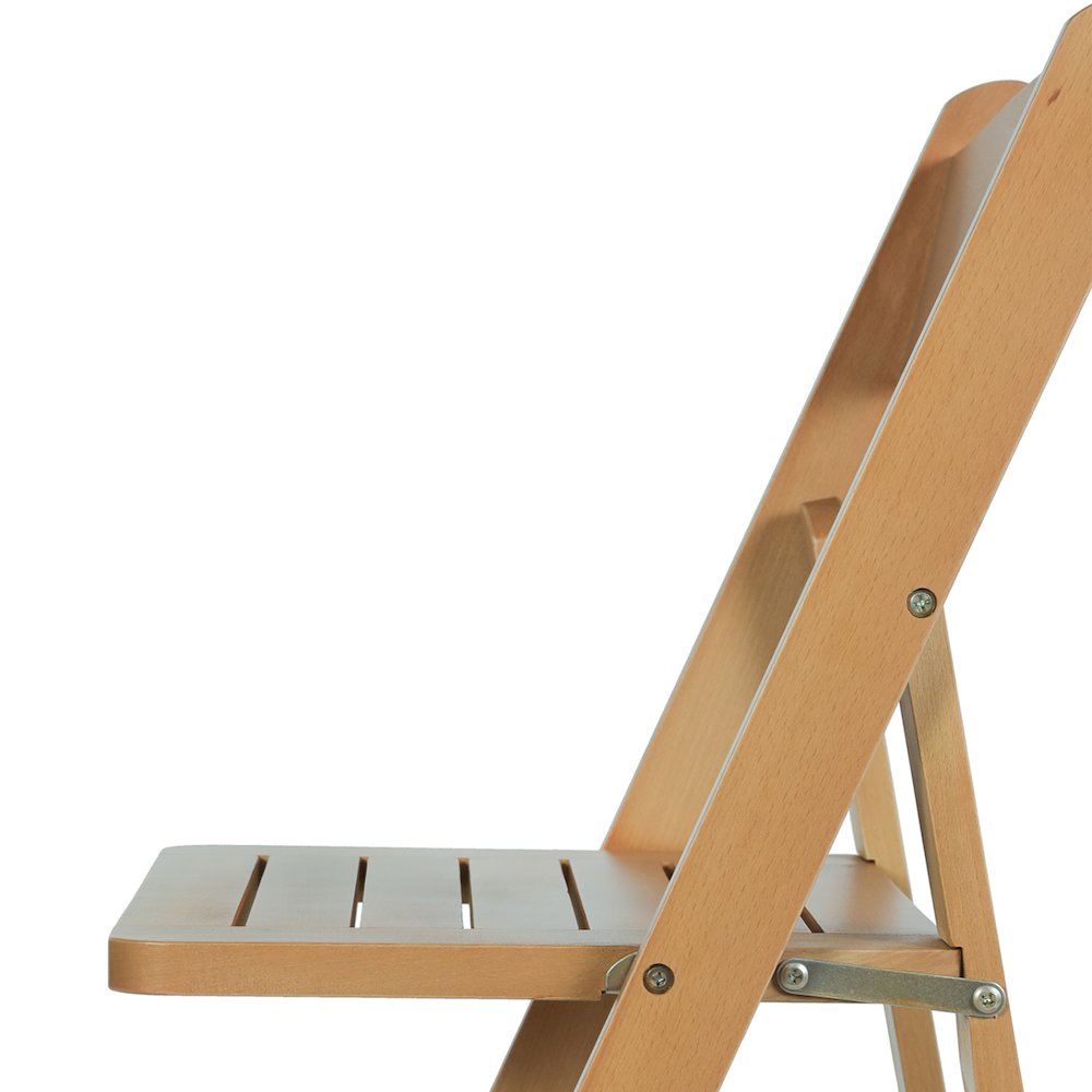 Holden Commercial Grade Oak Solid Wood Folding Dining Chair. Picture 8