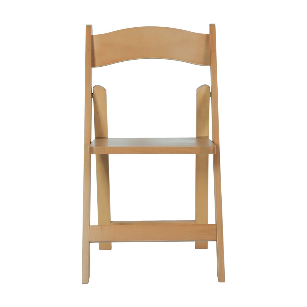Holden Commercial Grade Oak Solid Wood Folding Dining Chair. Picture 10