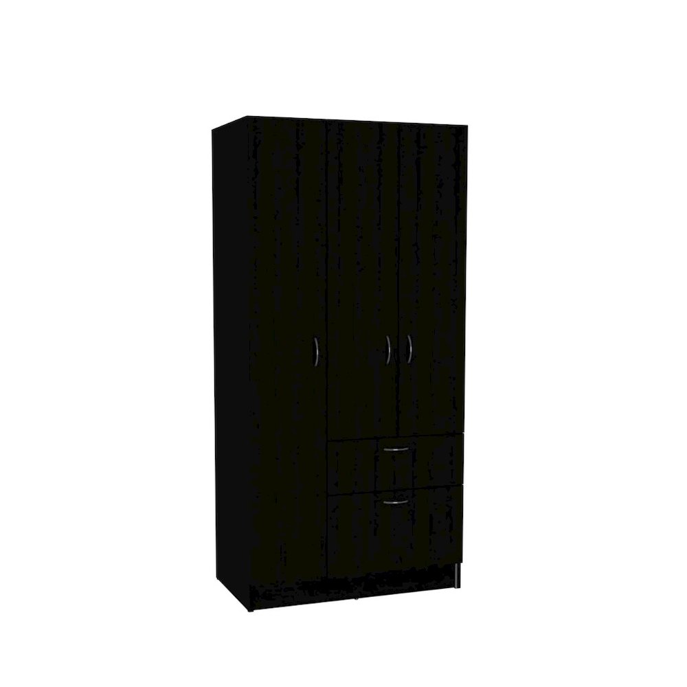 Primavera Armoire Black / White MDF. Picture 1