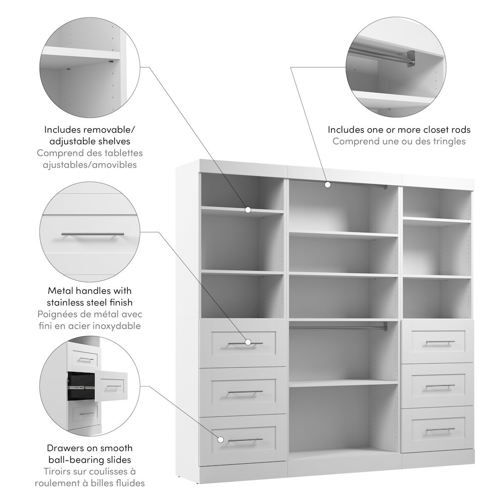 Pur 86W Closet Organization System with Drawers. Picture 4