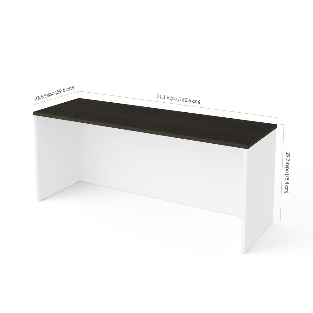 72W Narrow Desk Shell. Picture 2