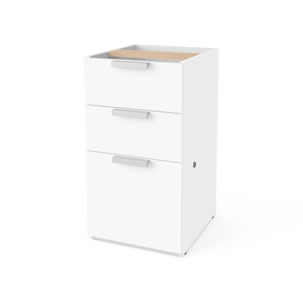 Add-On Pedestal with 3 Drawers. Picture 1