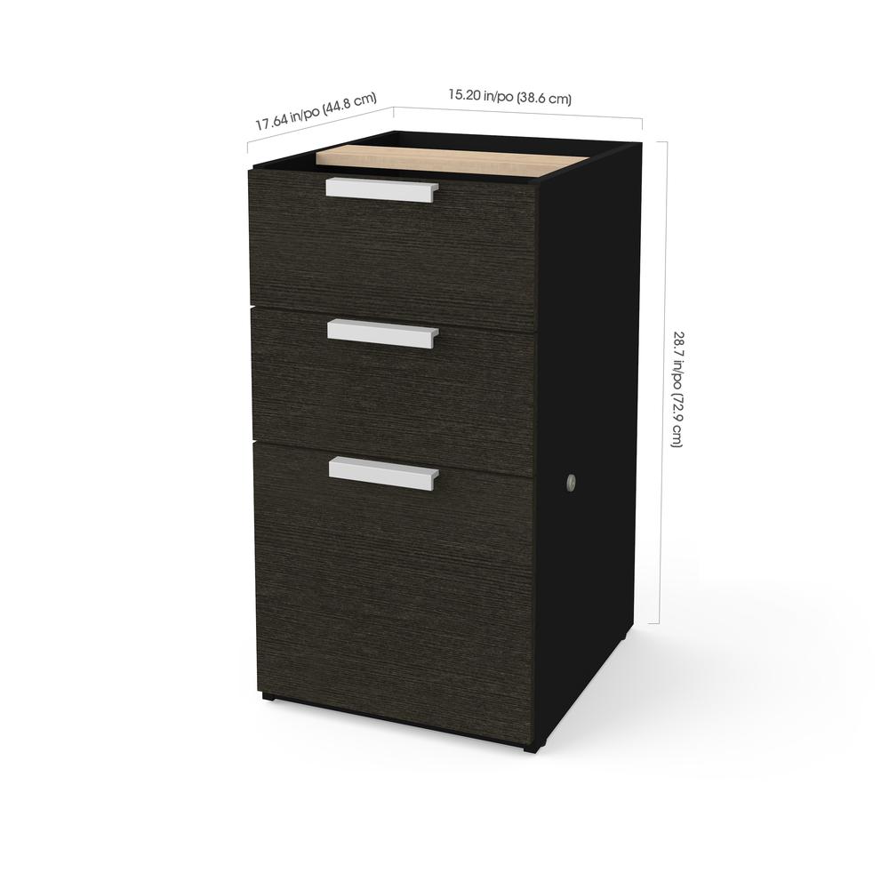 Add-On Pedestal with 3 Drawers. Picture 2