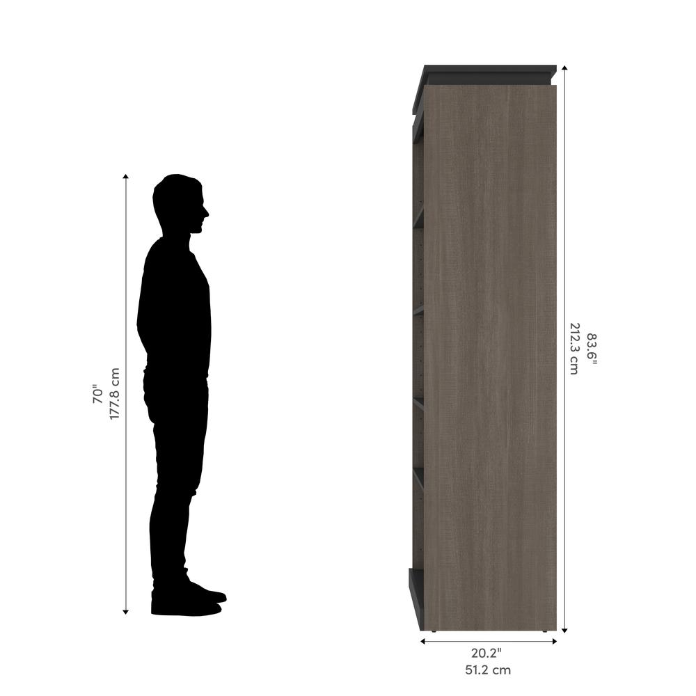 Orion 30W Tall Storage Shelf for Bedroom. Picture 3