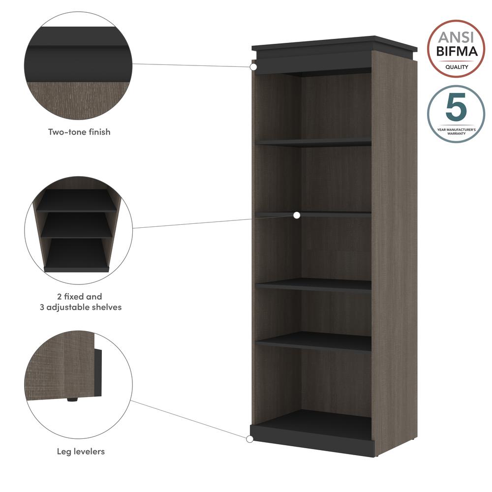 Orion 30W Tall Storage Shelf for Bedroom. Picture 13