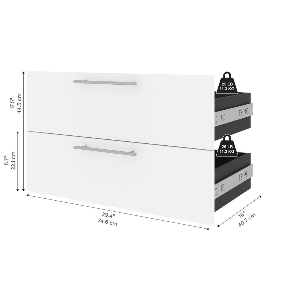 Orion 2 Drawer Set for 30W Tall Storage Shelf. Picture 8