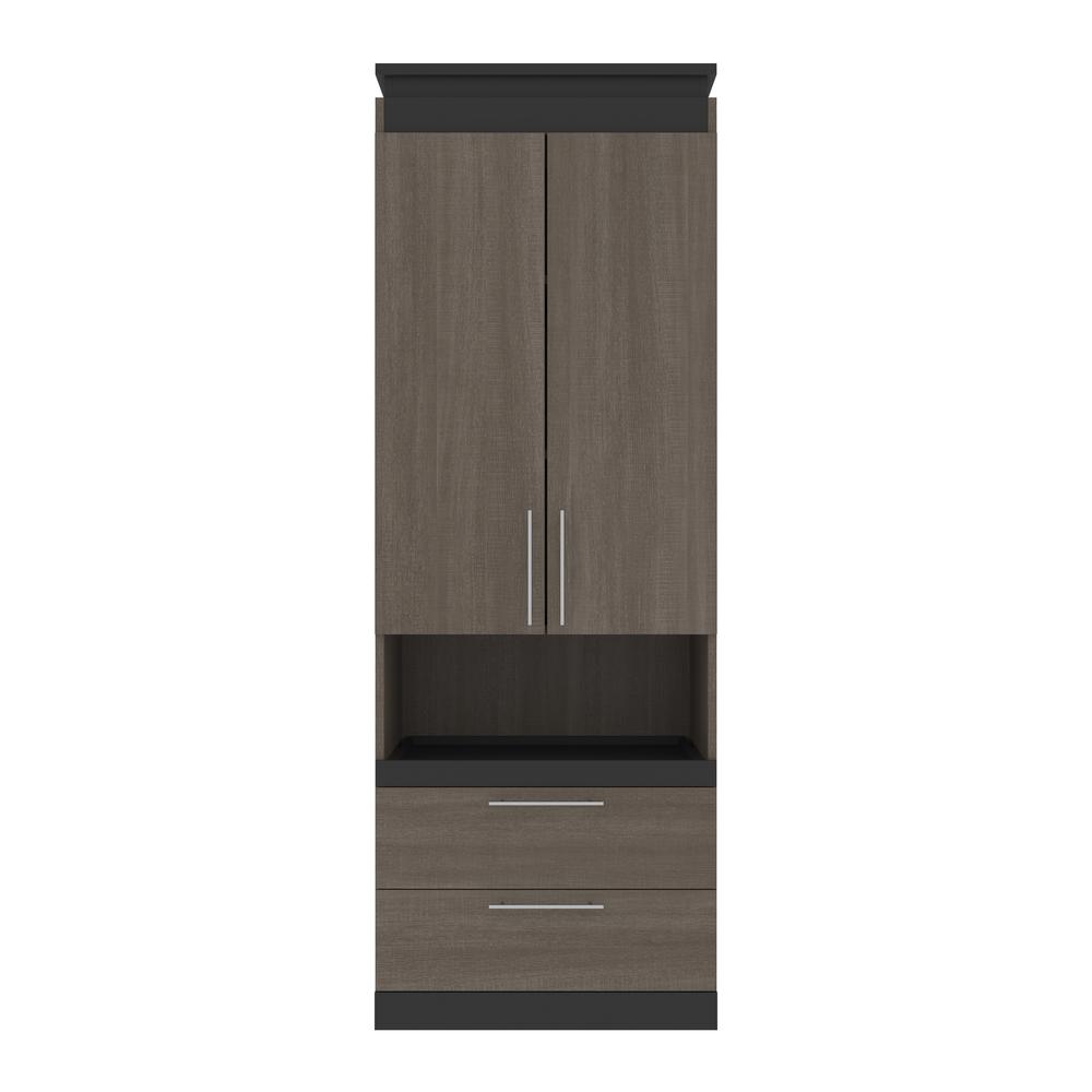Orion 30W Tall Storage Cabinet with Doors, Drawers and Pull-Out Shelf. Picture 2