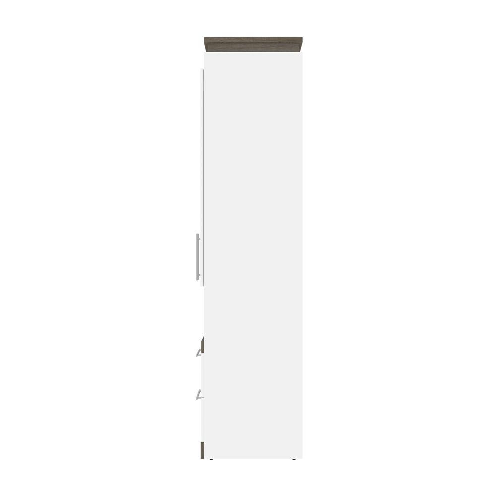 Orion 20W Narrow Storage Cabinet with Doors, Drawers and Pull-Out Shelf. Picture 7
