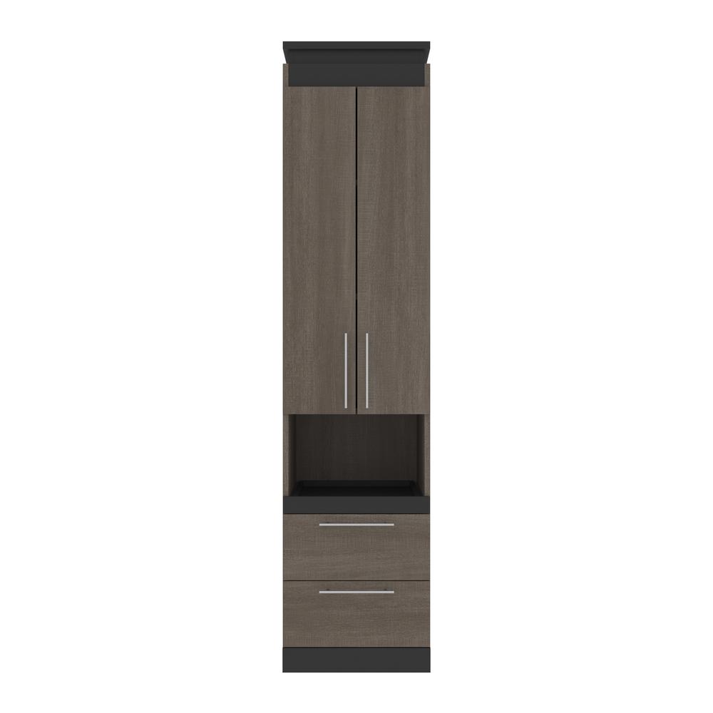 Orion 20W Narrow Storage Cabinet with Doors, Drawers and Pull-Out Shelf. Picture 2