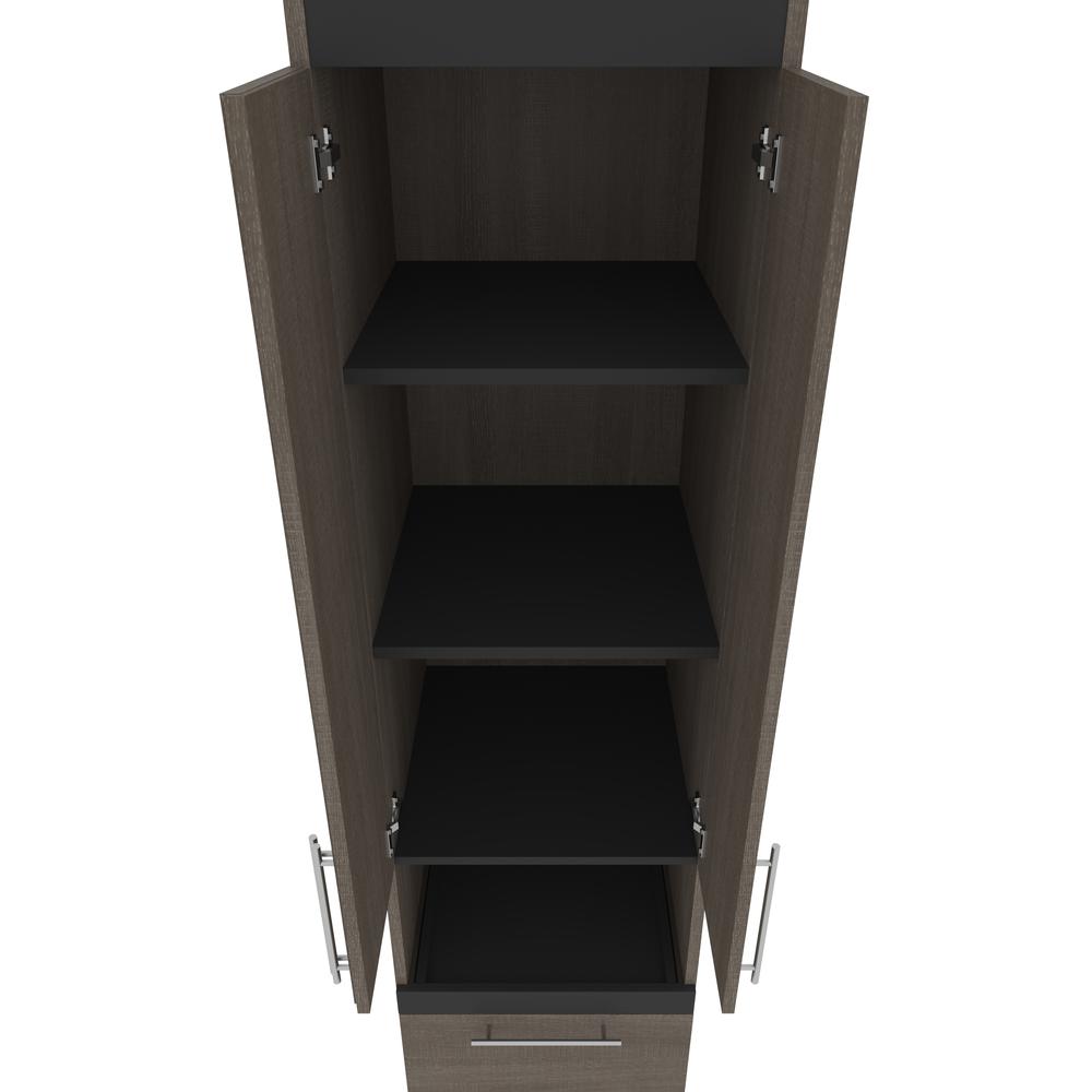 Orion 20W Narrow Storage Cabinet with Doors, Drawers and Pull-Out Shelf. Picture 4