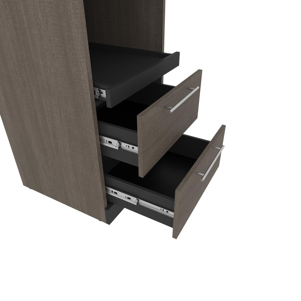 Orion 20W Narrow Storage Cabinet with Doors, Drawers and Pull-Out Shelf. Picture 5
