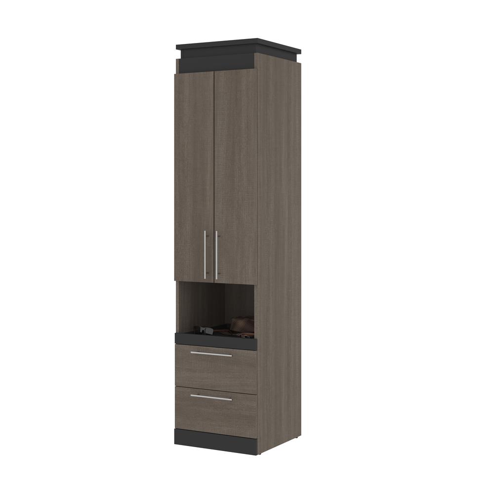 Orion 20W Narrow Storage Cabinet with Doors, Drawers and Pull-Out Shelf. Picture 10