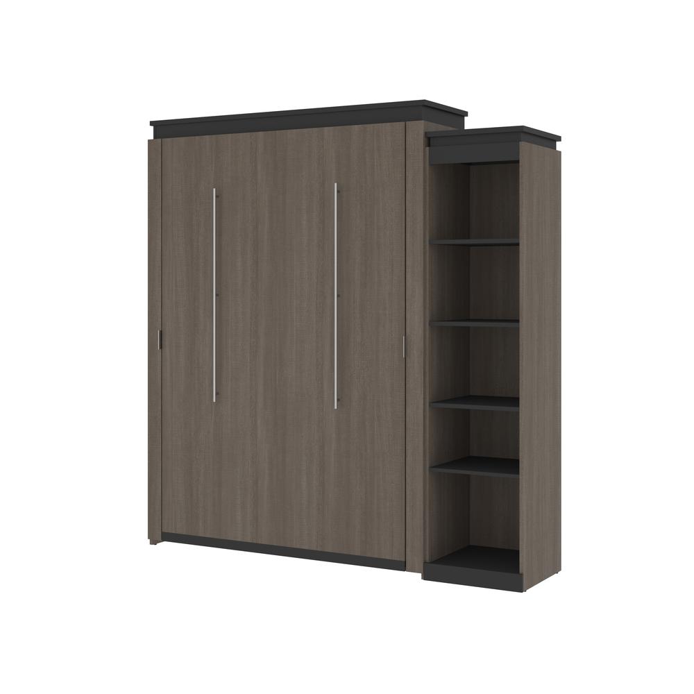 Orion Queen Murphy Bed with Shelves (87W). Picture 1
