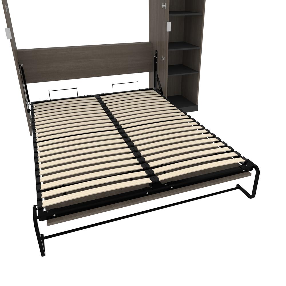 Orion Queen Murphy Bed with Shelves (87W). Picture 16