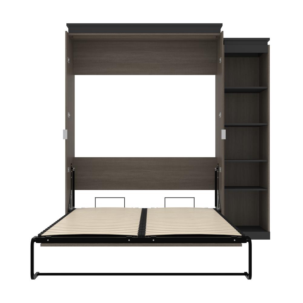 Orion Queen Murphy Bed with Shelves (87W). Picture 25