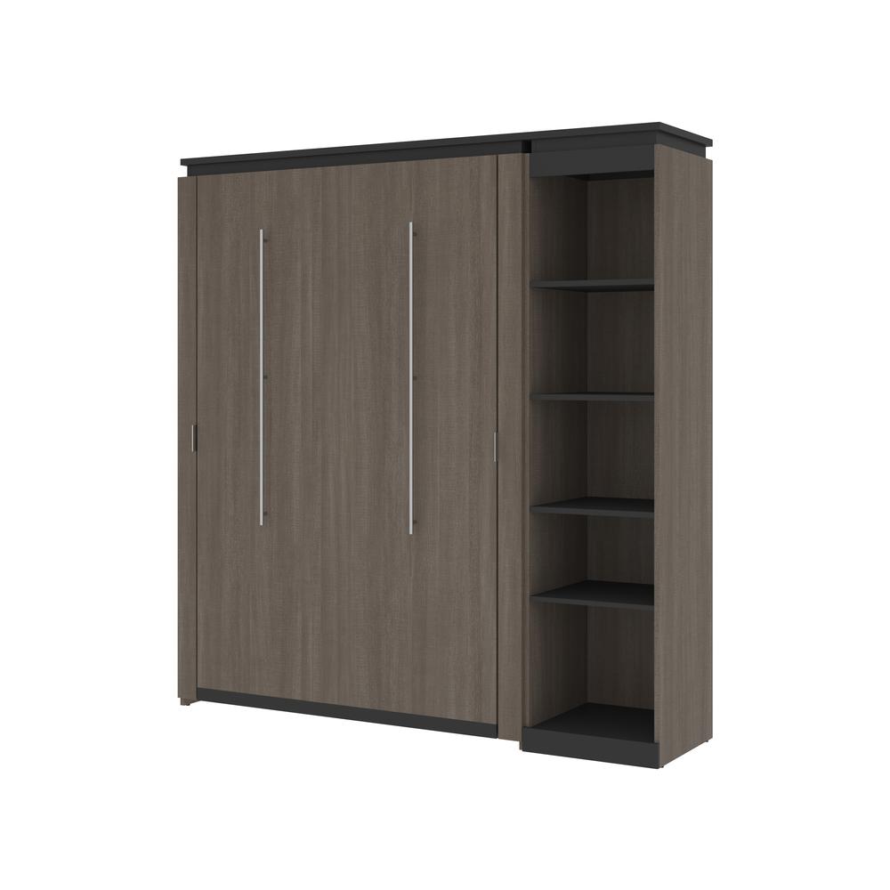 Orion Full Murphy Bed with Shelves (81W). Picture 1