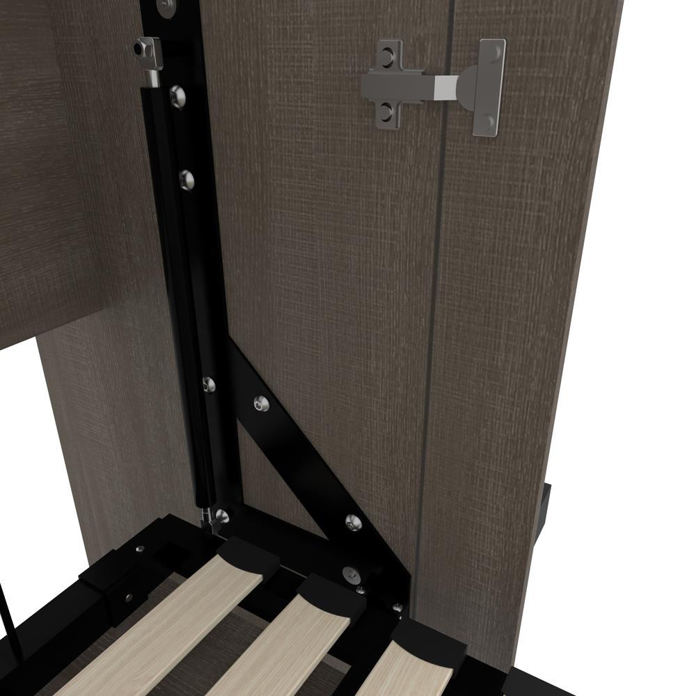 Orion Full Murphy Bed with Shelves (81W). Picture 17