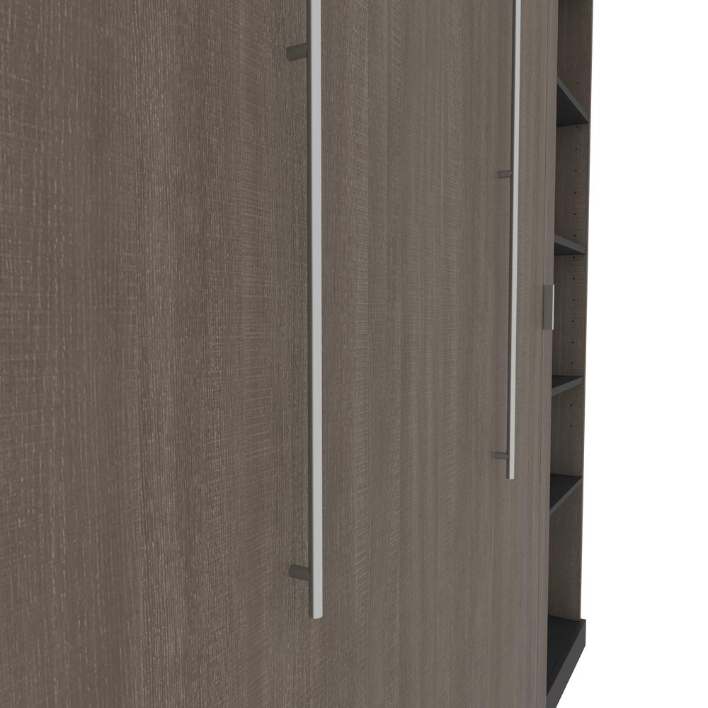 Orion Full Murphy Bed with Shelves (81W). Picture 19