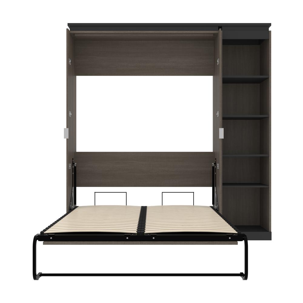 Orion Full Murphy Bed with Shelves (81W). Picture 25