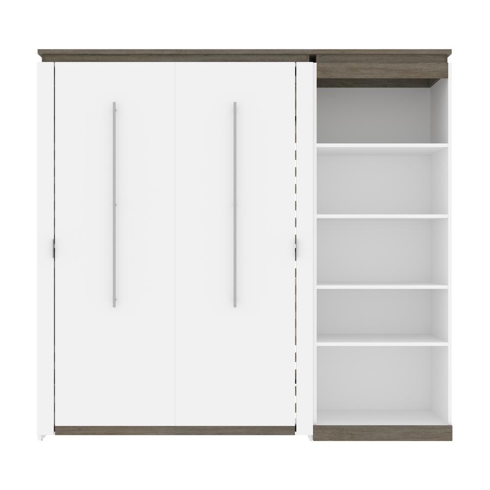 Orion Full Murphy Bed with Shelves (91W). Picture 2