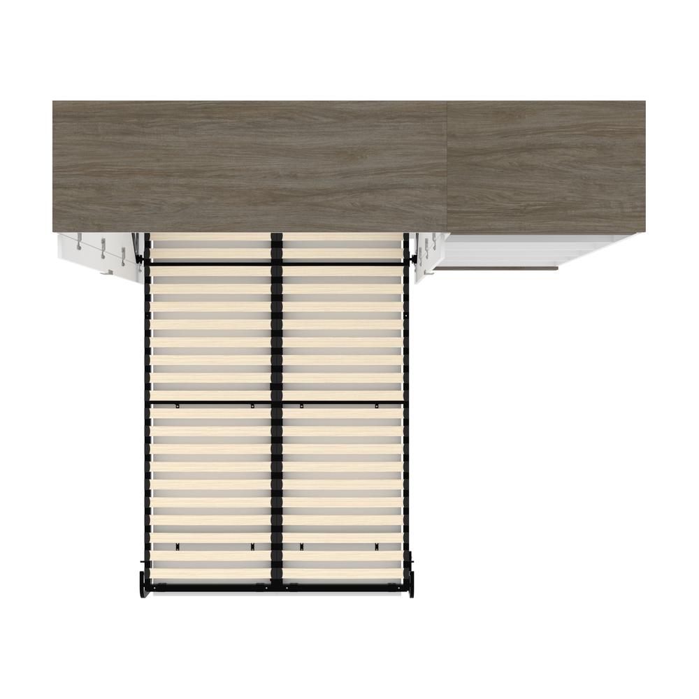 Orion Full Murphy Bed with Shelves (91W). Picture 4