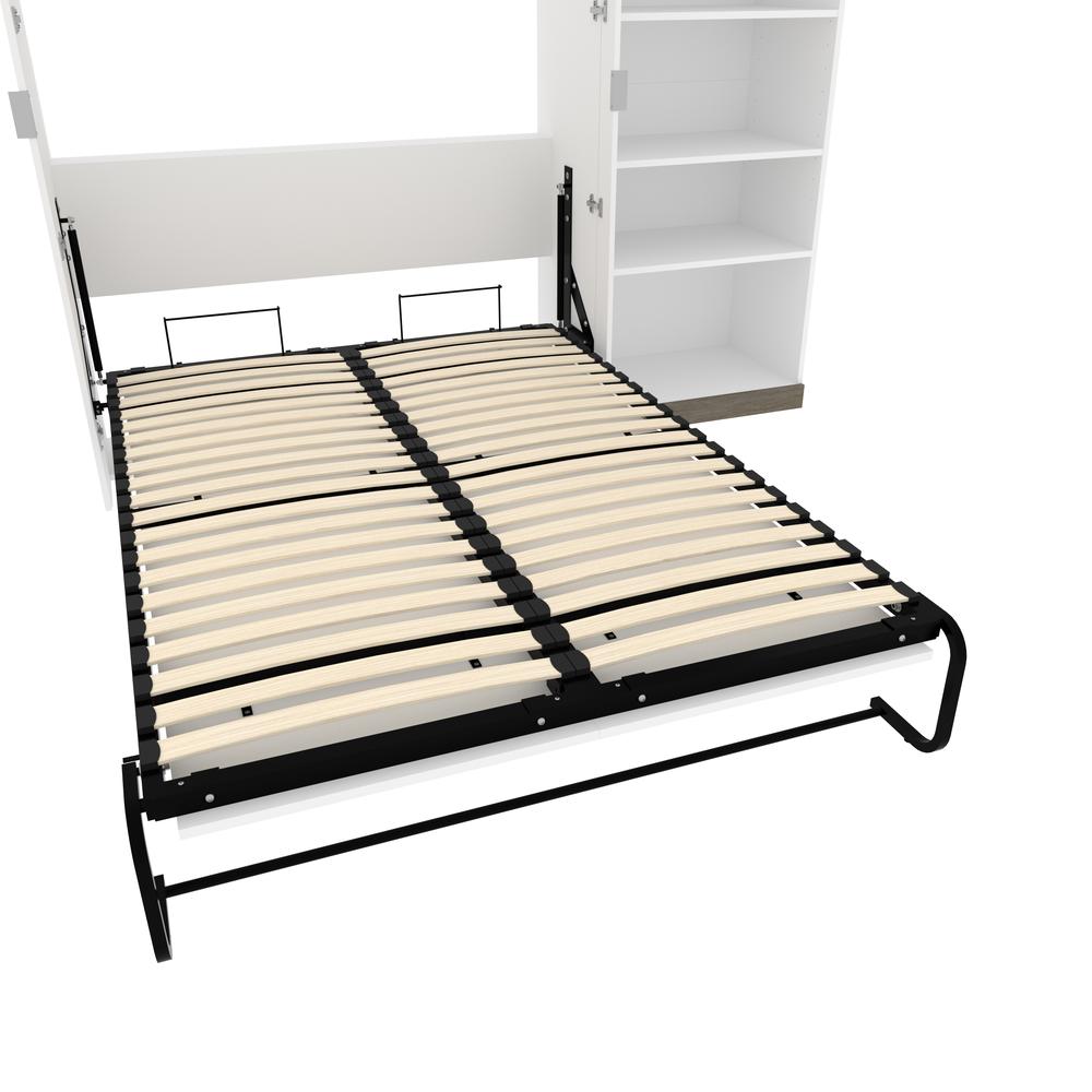 Orion Full Murphy Bed with Shelves (91W). Picture 17
