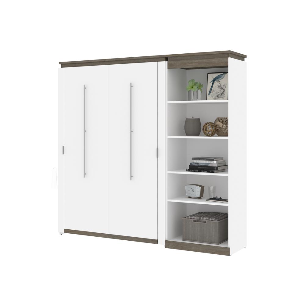 Orion Full Murphy Bed with Shelves (91W). Picture 25