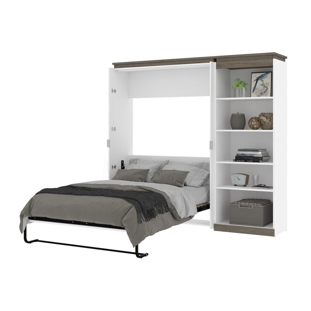 Orion Full Murphy Bed with Shelves (91W). Picture 26