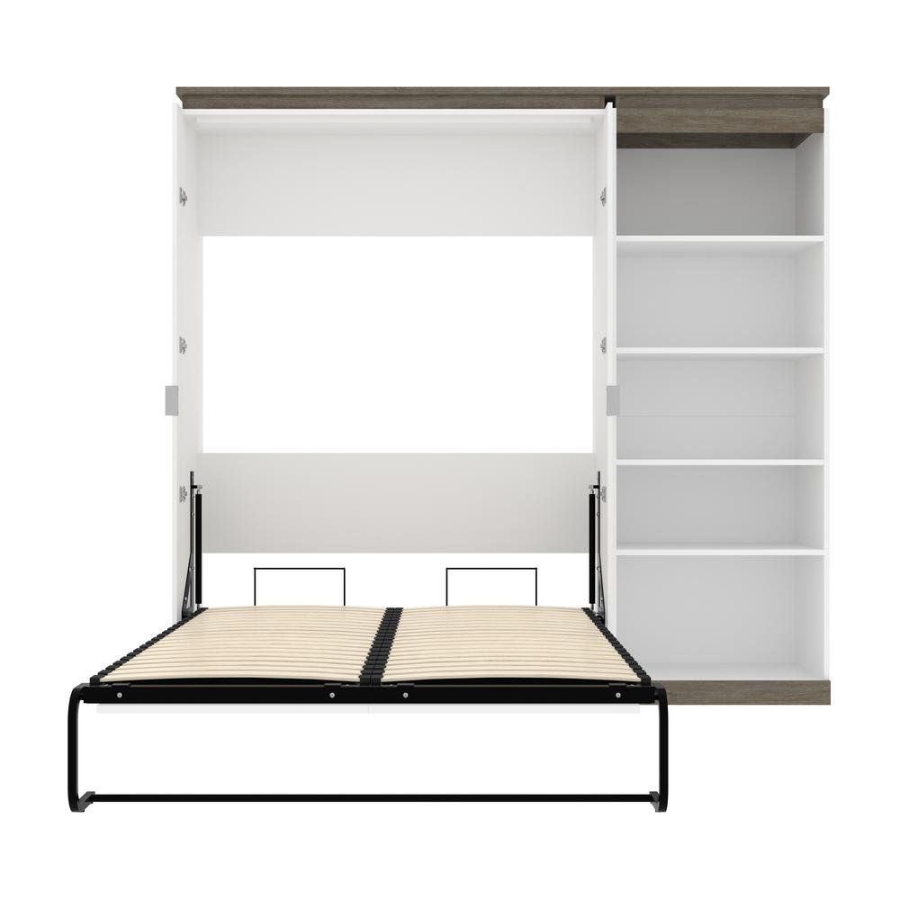 Orion Full Murphy Bed with Shelves (91W). Picture 27