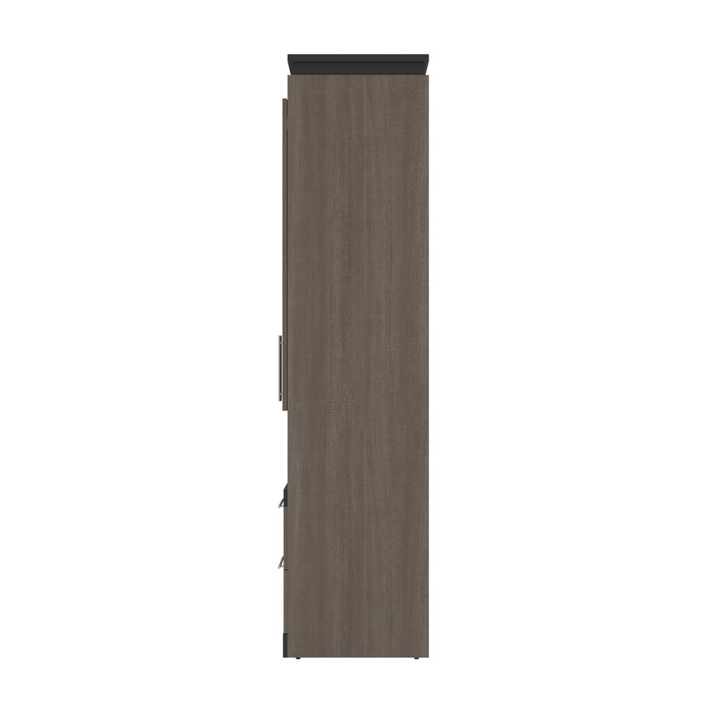 Orion Full Murphy Bed with Storage Cabinet and Pull-Out Shelf (91W). Picture 12