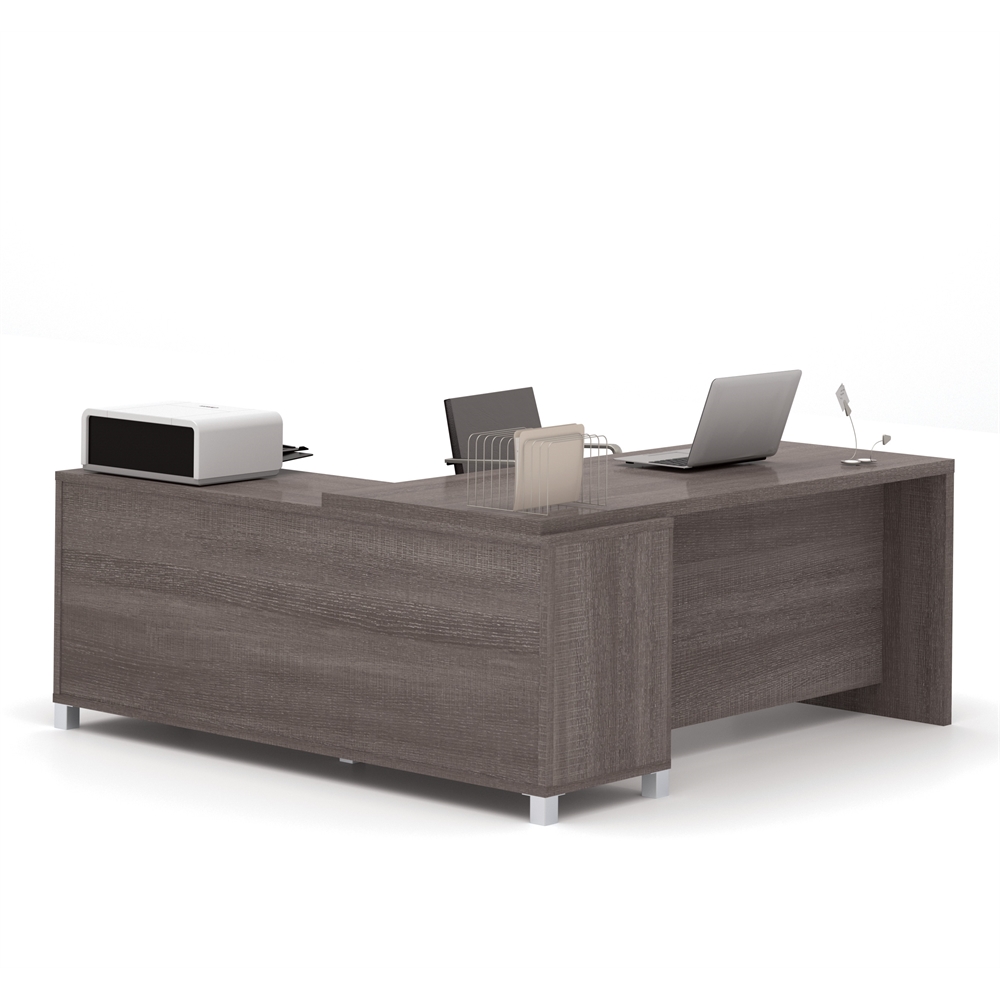 72W L-Shaped Office Desk. Picture 3